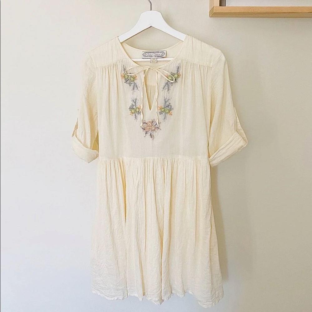 Beyond vintage hand embroidered tunic